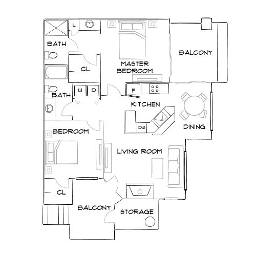 Lumiere Chandler - Chandler, AZ - Floor Plan Diagram