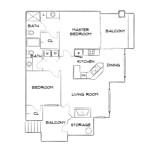 Lumiere Chandler - Chandler, AZ - Floor Plan Diagram