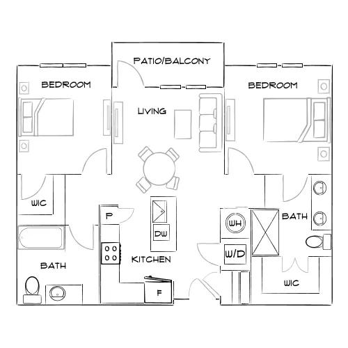 The Menlo - Jacksonville, FL - Furnished Diagram
