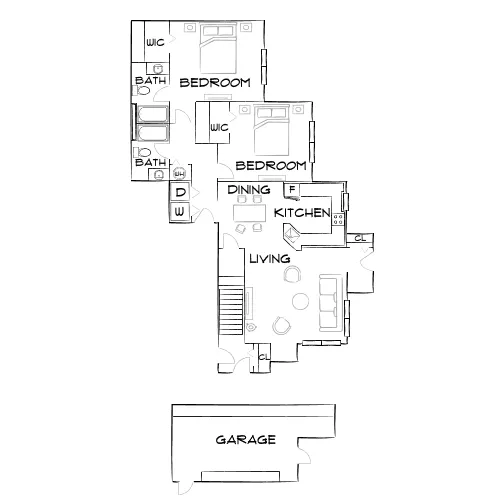 Solace Timacuan - Lake Mary, FL - Furnished Diagram