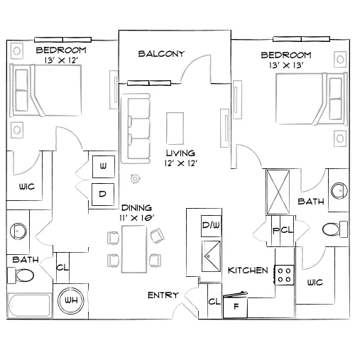 Luxe Lakewood Ranch - Bradenton, FL - Furnished Diagram