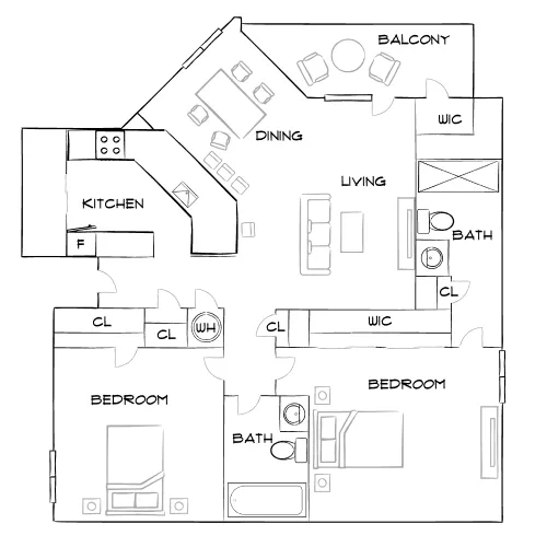 Winthrop West - Riverview, FL - Furnished Diagram