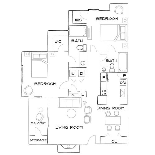 Ridge at Roper Mountain - Greenville, SC - Furnished Diagram