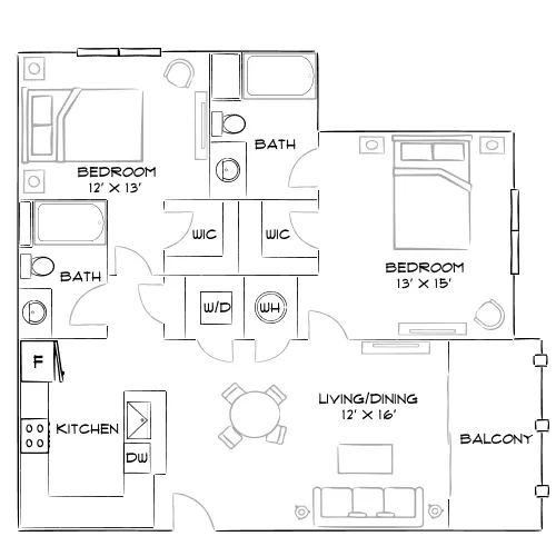 Aster at Lely Resort - Naples, FL - Furnished Diagram