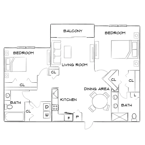 Milano Lakes - Naples, FL - Furnished Diagram