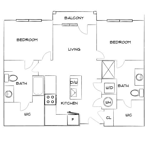 Design 2A floor plan