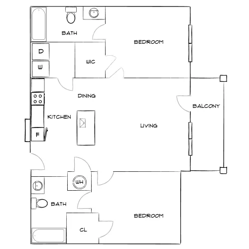 The Rosery - NW Largo, FL - Diagram