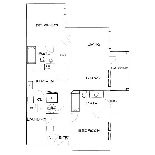 Design 2A floor plan