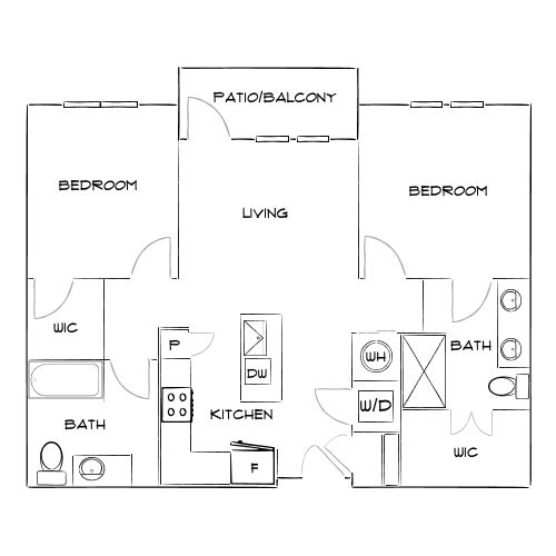 Design 2A floor plan