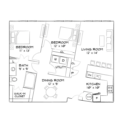 Farrington Midtown - Atlanta, GA - Furnished Diagram