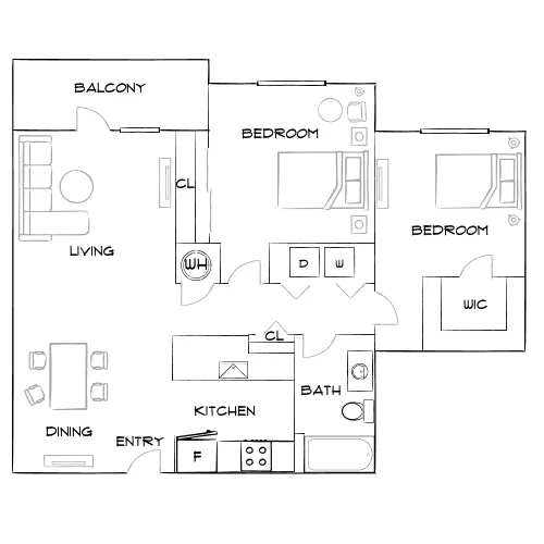 Citi Lakes - Orlando, FL - Furnished Diagram