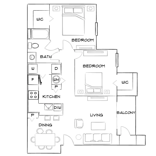 Indigo West - Orlando, FL - Furnished Diagram