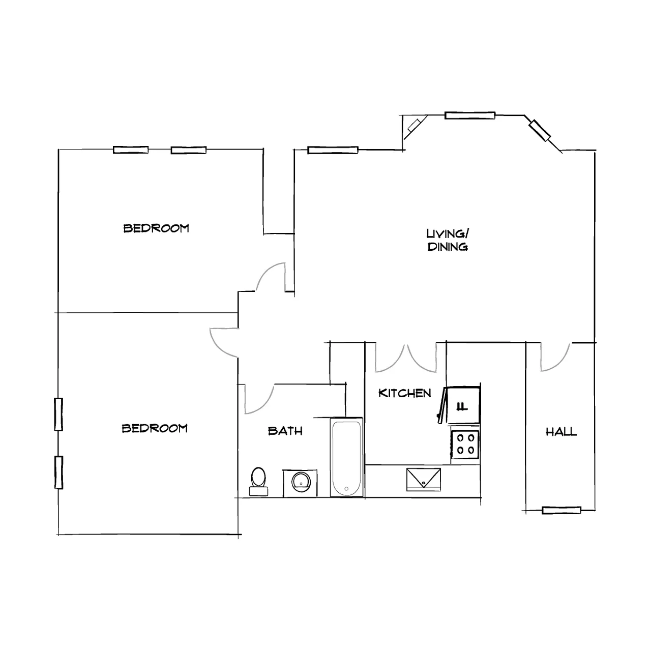 Vaughan Place - Washington, DC - Floor Plan Diagram