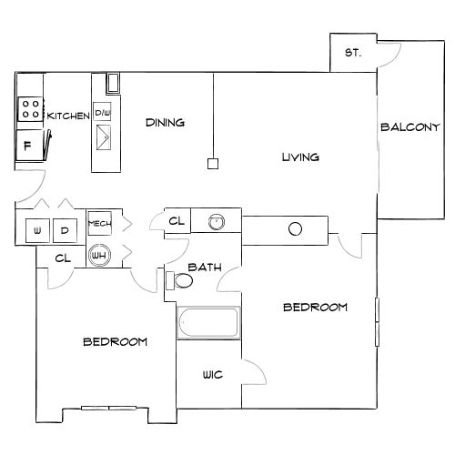 Design 2A10 floor plan