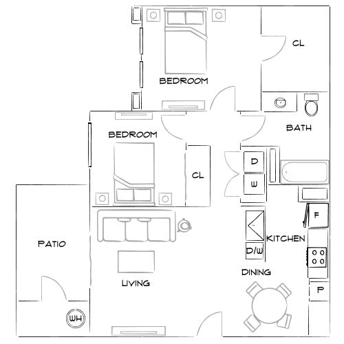Lassalle Place – Moreno Valley, CA - Floor Plan Diagram