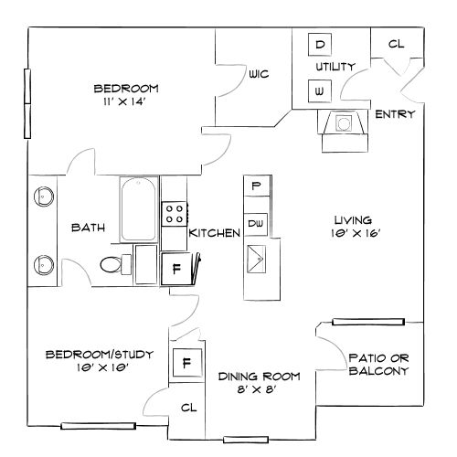 Design 2A10 floor plan