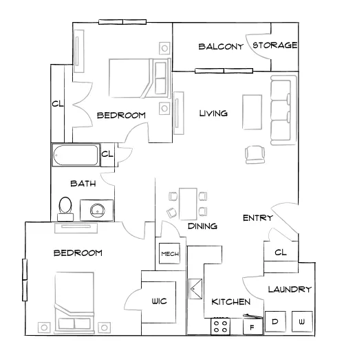 Perimeter 5550 - Atlanta, GA - Furnished Diagram