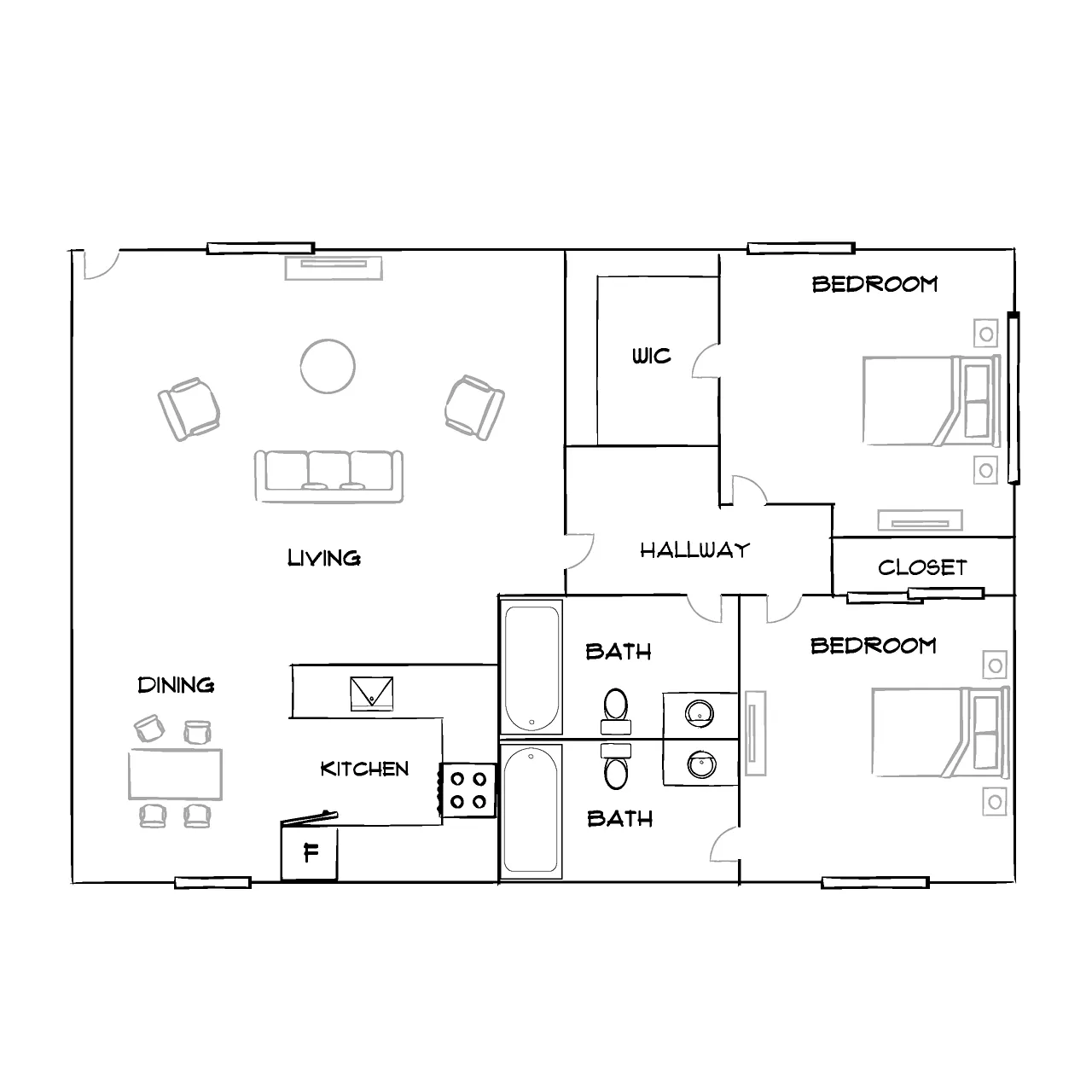 Point Bonita - Chula Vista, CA - Floor Plan Diagram