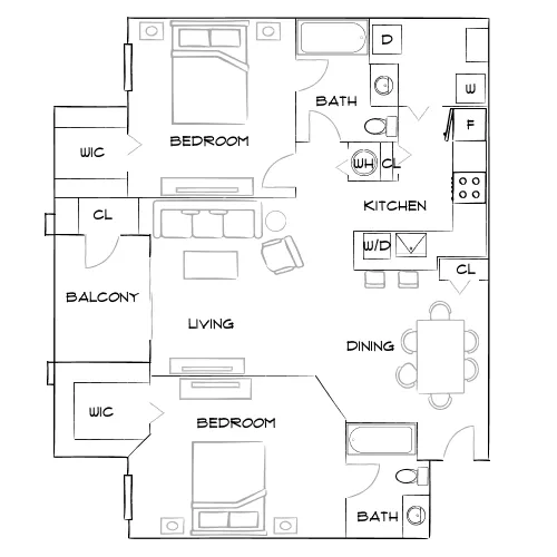Indigo West - Orlando, FL - Furnished Diagram