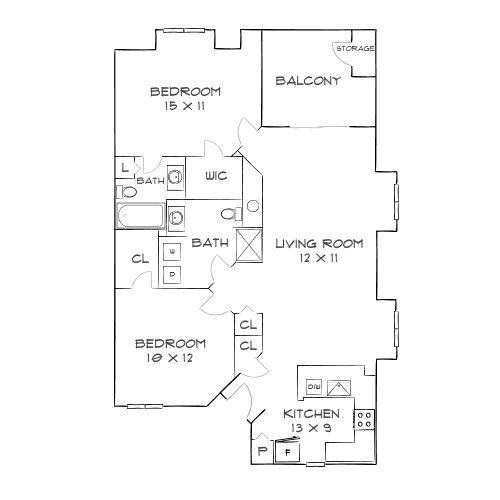 Design 2A20 floor plan