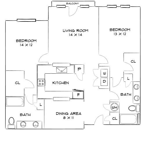 Design 2A20 floor plan