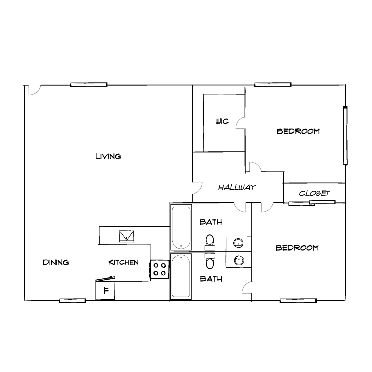 Point Bonita - Chula Vista, CA - Floor Plan Diagram