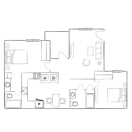 Heritage District - Gilbert, AZ - Floor Plan Diagram