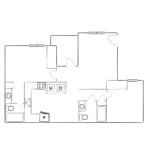 Heritage District - Gilbert, AZ - Floor Plan Diagram