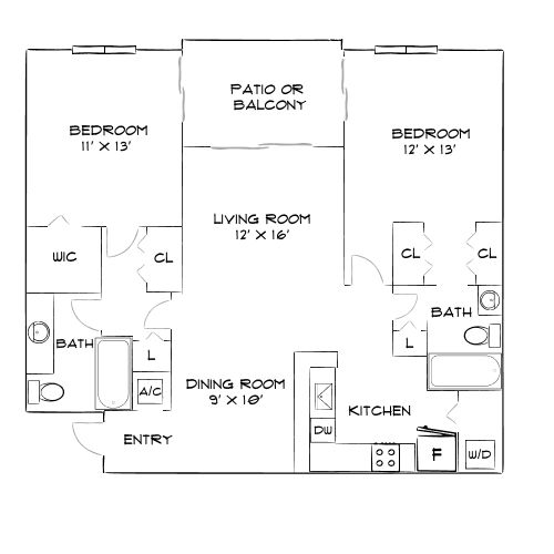 Design 2A20 floor plan