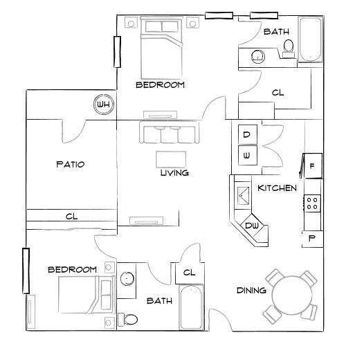 Lassalle Place – Moreno Valley, CA - Floor Plan Diagram