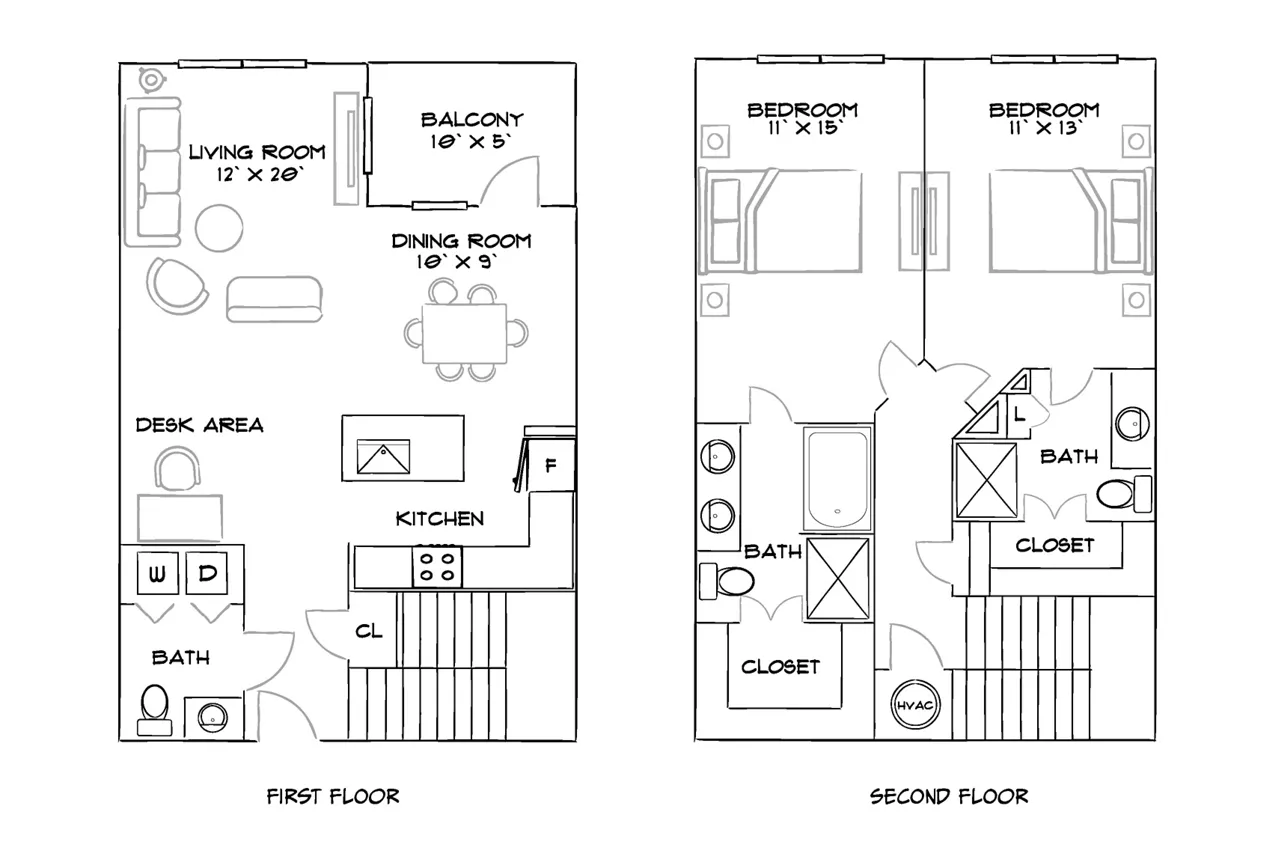 Farrington Midtown - Atlanta, GA - Furnished Diagram
