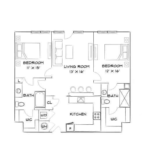 Park and Market - Raleigh, NC - Diagram