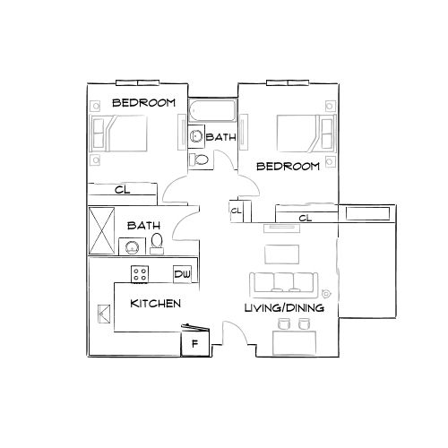 The Hills at Fashion Valley - San Diego, CA - Furnished Diagram