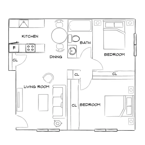 View Apartments - San Diego, CA - Furnished Diagram