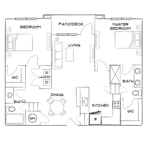 Brea Wendell Falls - Wendell, NC - Furnished Diagram