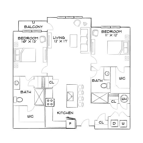Pine and Parker - Parker, CO - Diagram