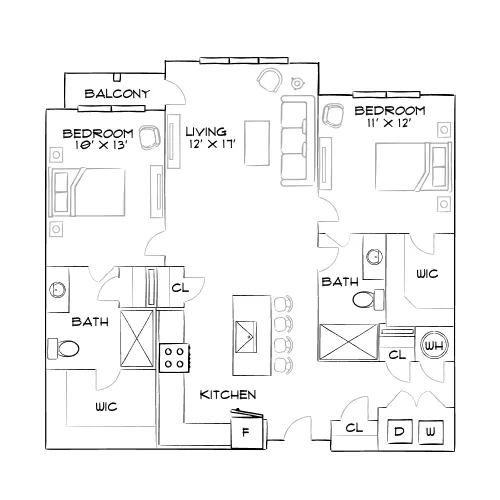 Pine and Parker - Parker, CO - Diagram