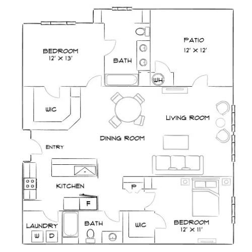 Vue at Centennial - Las Vegas, NV - Furnished Diagram