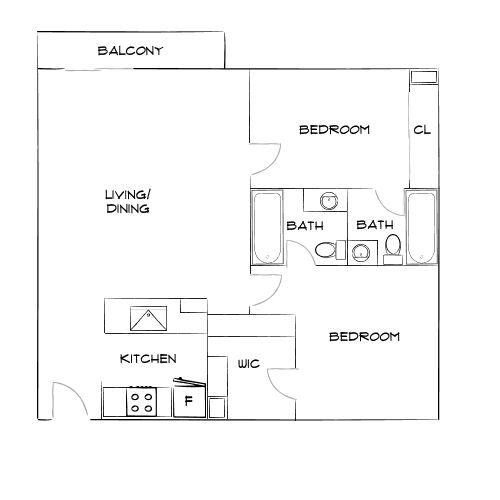 Bay Apartments - San Diego, CA - Diagram