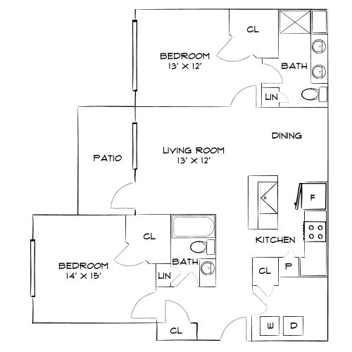Crestview at Apex Apartments - Apex, NC - Diagram