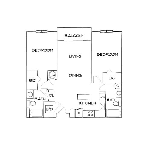 Design 2A floor plan
