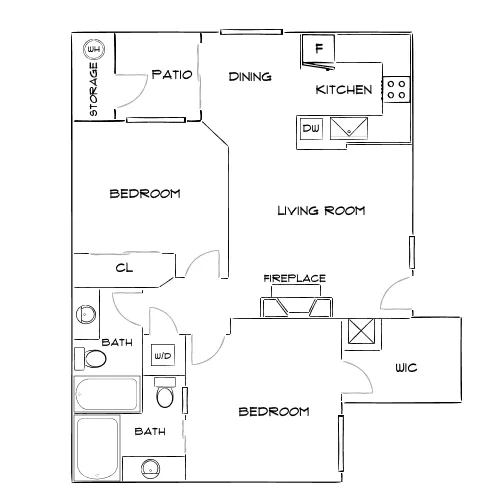 Element Apartment Homes - Las Vegas, NV - Diagram