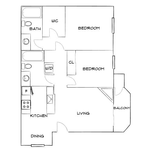 Design 2A floor plan