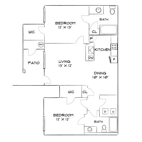 Design 2A floor plan