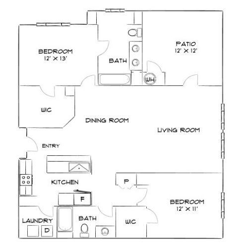 Design 2A floor plan