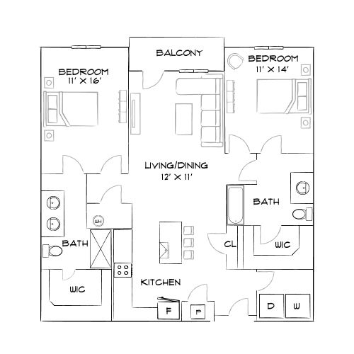 Grant Row Lofts - Thornton, CO - Diagram