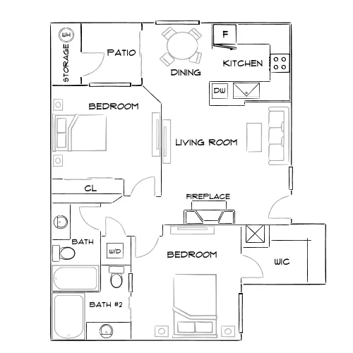 Element Apartment Homes - Las Vegas, NV - Furnished Diagram