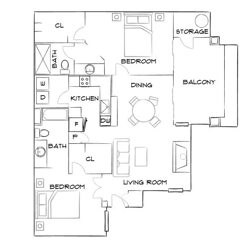 Lumiere Chandler - Chandler, AZ - Floor Plan Diagram