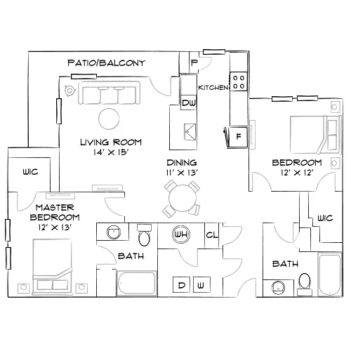 Sorrel - Jacksonville, FL - Furnished Diagram