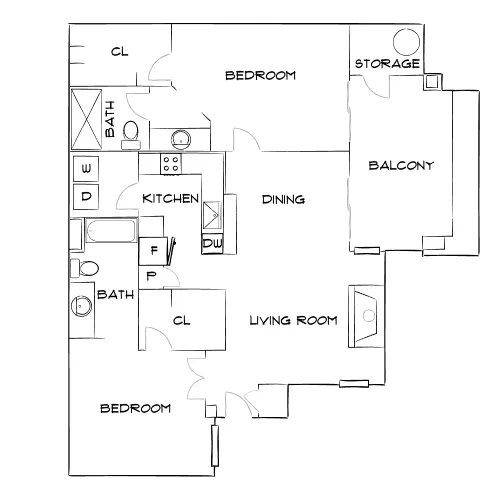 Lumiere Chandler - Chandler, AZ - Floor Plan Diagram